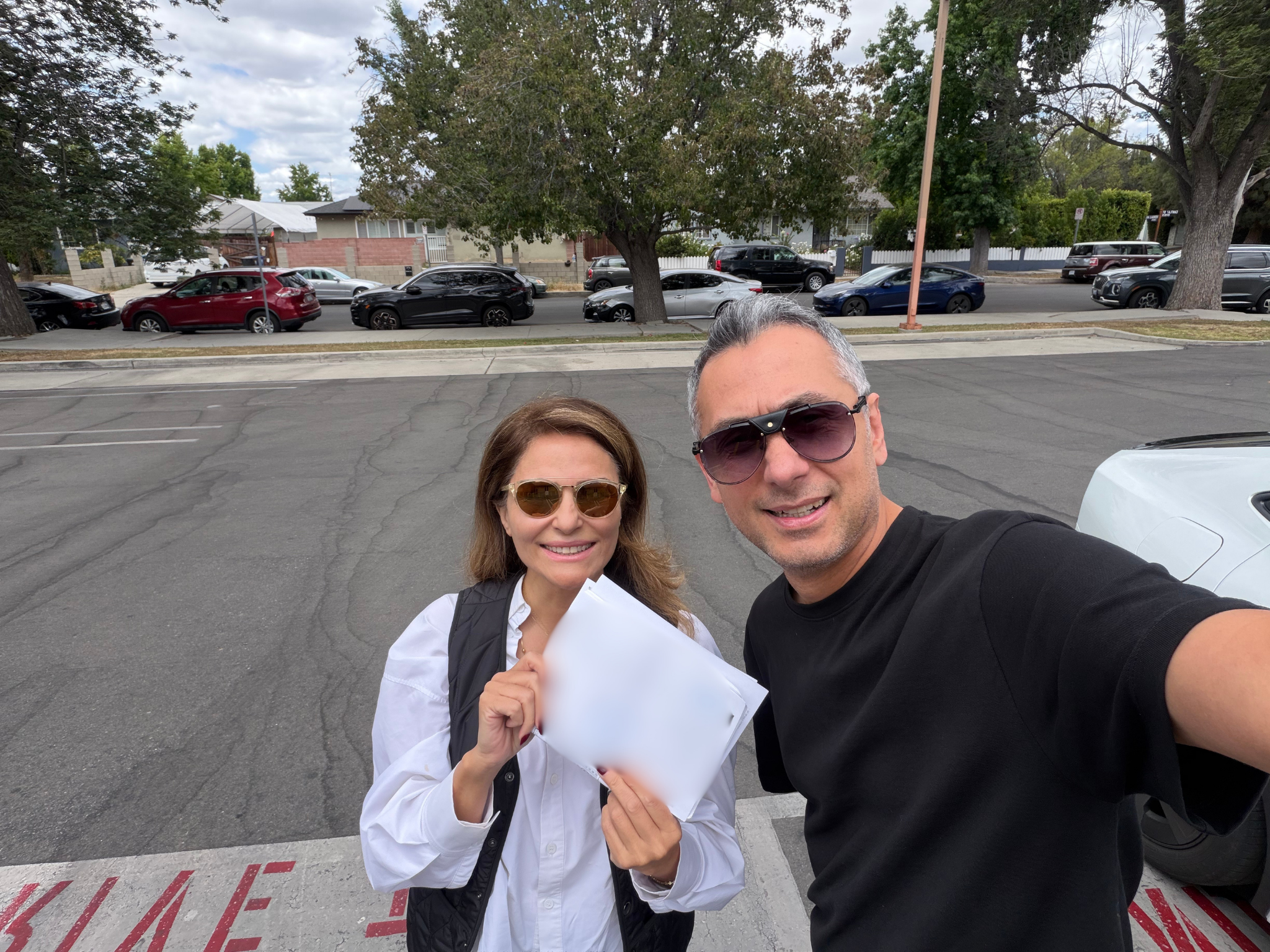 A ProLane student and their instructor after a completed driving lesson