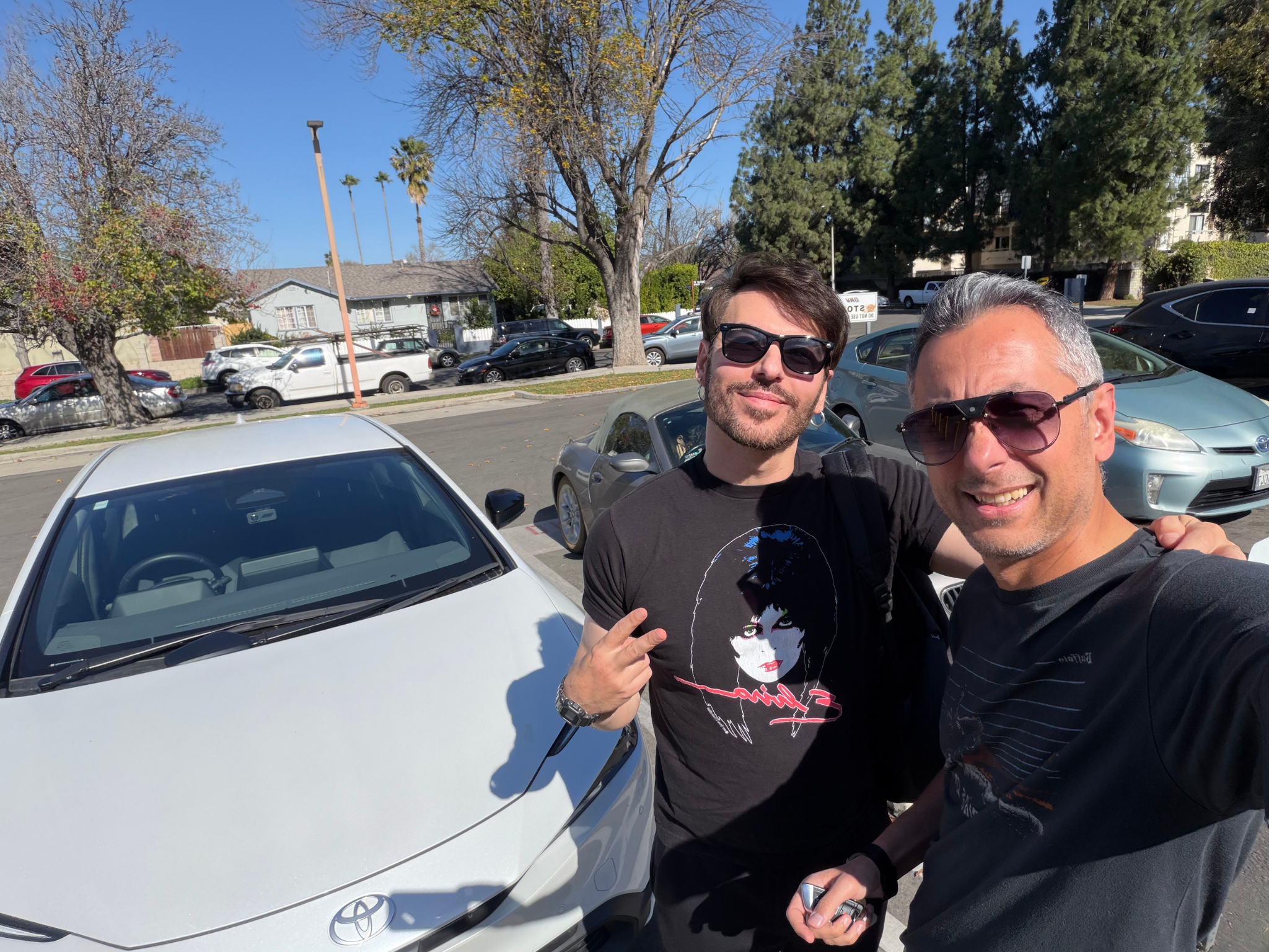 A ProLane student and their instructor after a completed driving lesson